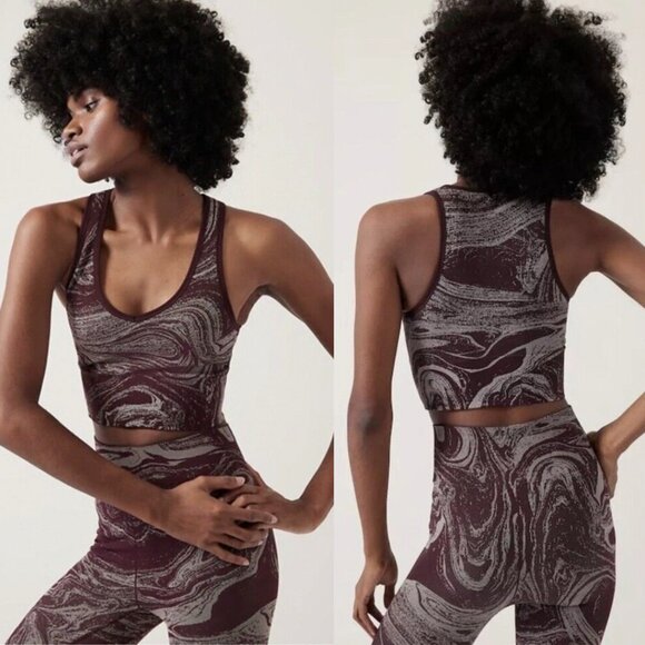 Athleta Aurora Shine Seamless leggings and tank set - Tank size M, Pants size S - Picture 3 of 5